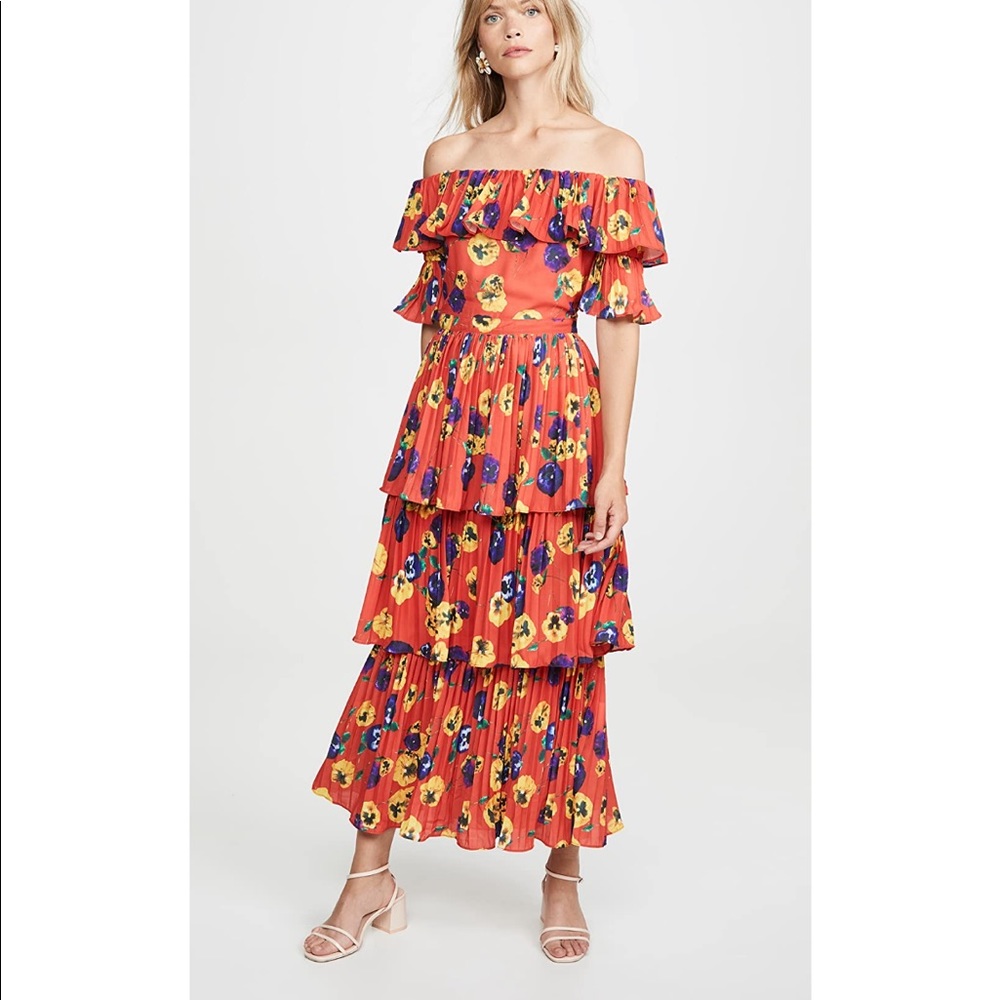 Floral Ruffle Dress 🌸🌷🌼🌺